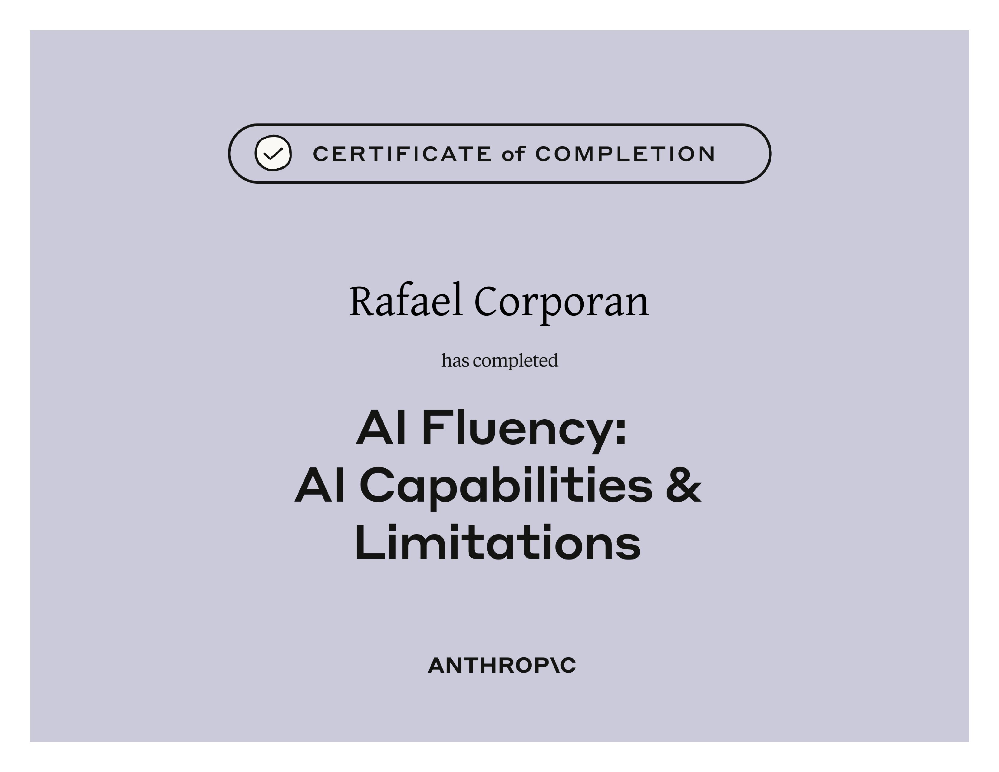 AI Fluency: AI Capabilities & Limitations