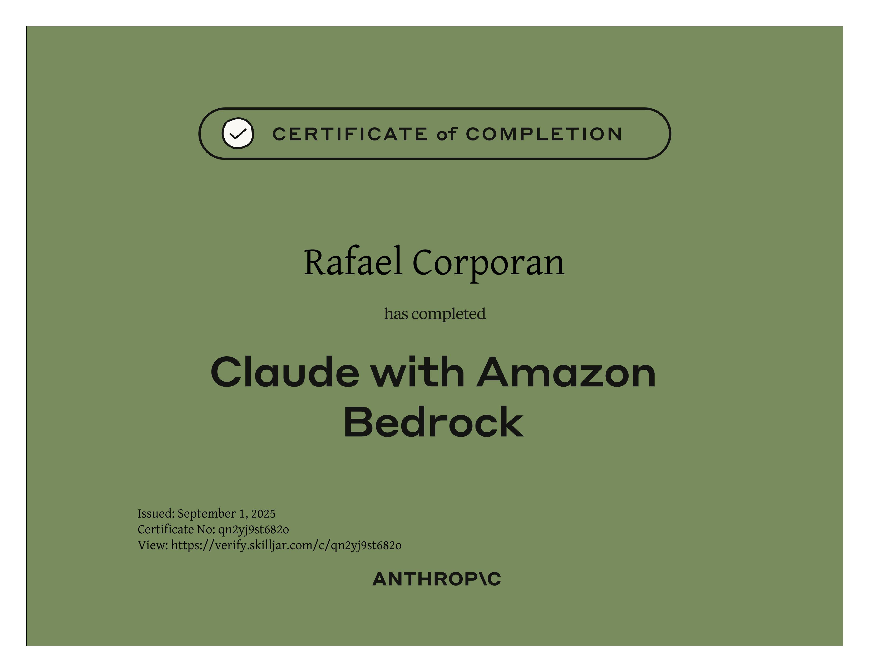 Claude with Amazon Bedrock